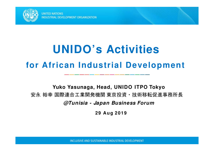 unido s activities