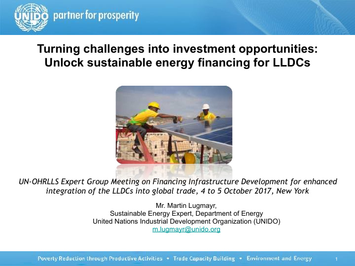 turning challenges into investment opportunities unlock