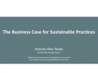 Hannes Mac Nulty  Hannes Mac Nulty  Sustainable Energy Expert  UNIDO Senior International Energy