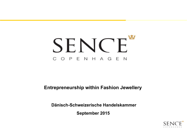 entrepreneurship within fashion jewellery