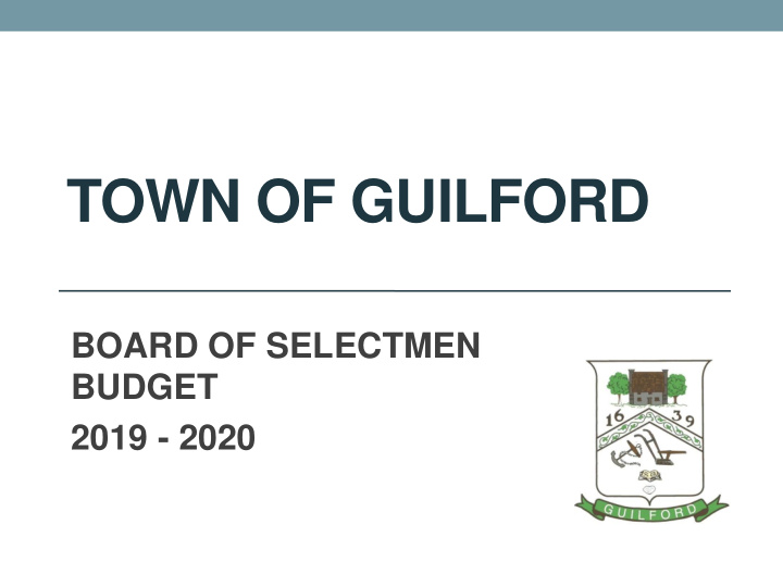 town of guilford