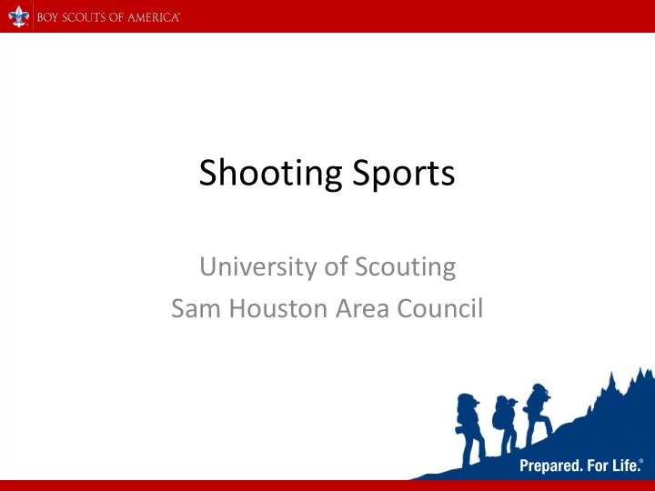 shooting sports
