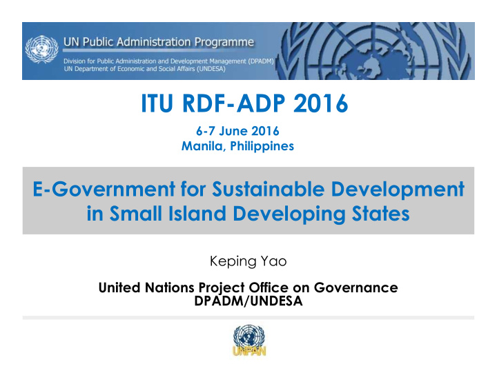 itu rdf adp 2016