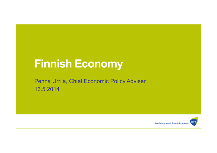 finnish economy