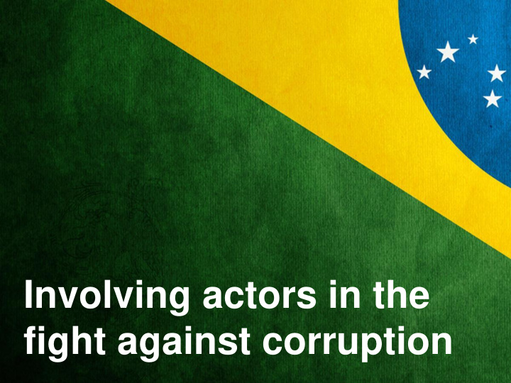 fight against corruption brazil and the cgu brazil an