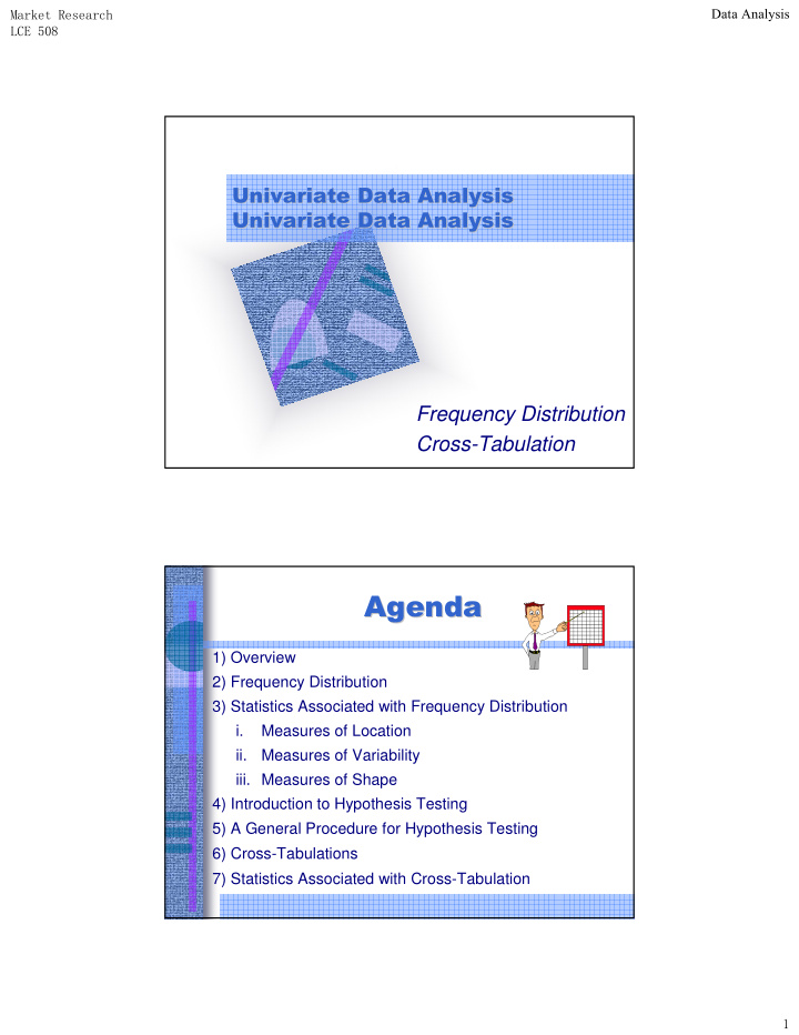 1 overview 2 frequency distribution 3 statistics