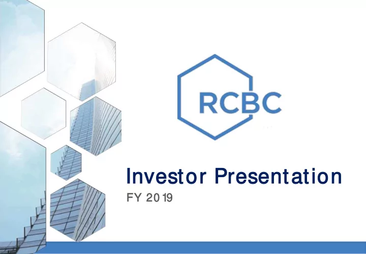 investor presentation