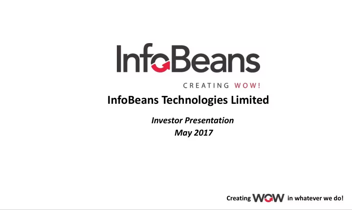 infobeans technologies limited