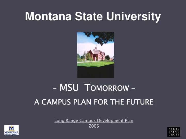 montana state university