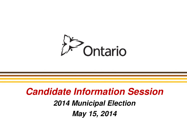 candidate information session