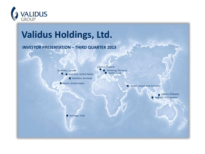 validus holdings ltd