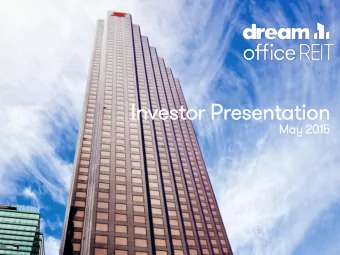 In  Investor Pre  resentation  May 20  2015  1  1  In  Investment Su  Summary Canadas largest