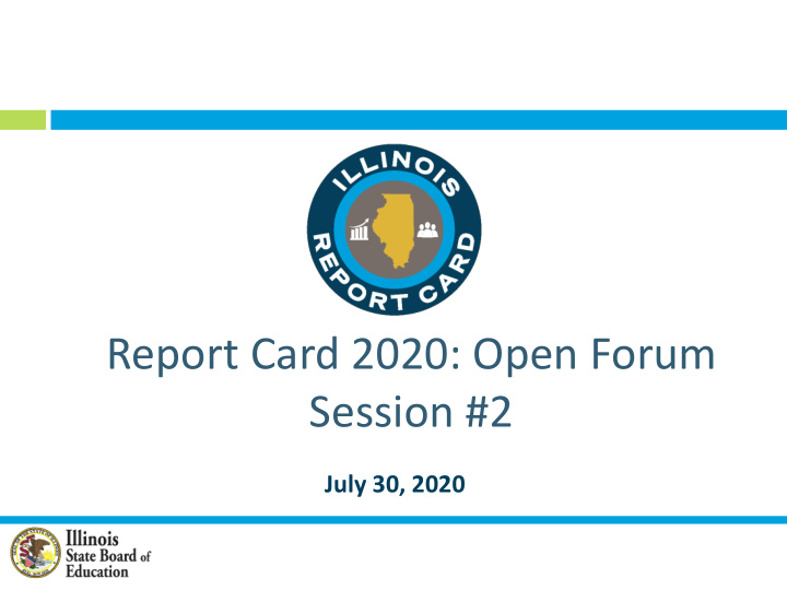 report card 2020 open forum