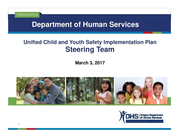 department of human services