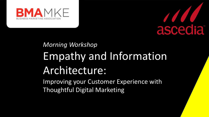 empathy and information architecture