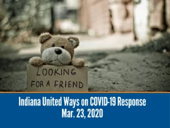 1  IUW and most LUWs are working  remotely  Weekly member meetup through  Zoom: peer sharing and