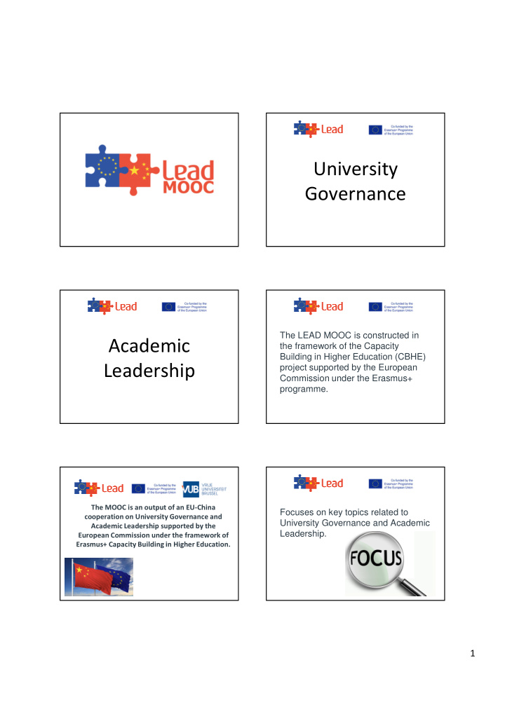 university governance