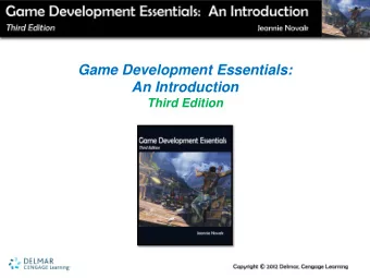 Game Development Essentials:  An Introduction  Third Edition  Chapter 4  Player Elements  who plays