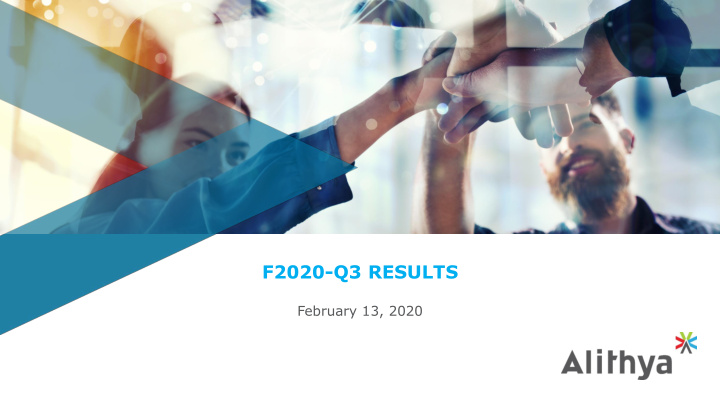 f2020 q3 results