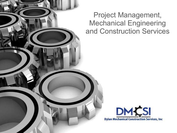 project management mechanical engineering and