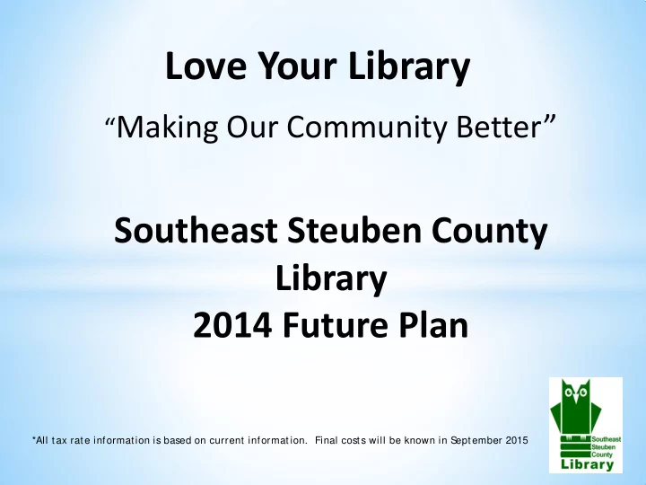 love your library