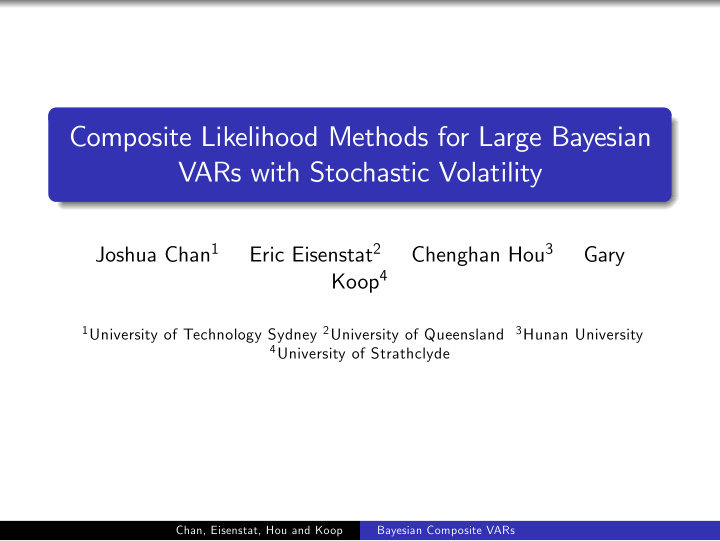 composite likelihood methods for large bayesian vars with