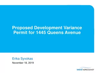 Permit for 1445 Queens Avenue  Erika Syvokas  November 18, 2019  1445 Queens Avenue Context