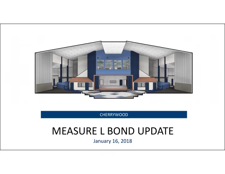 measure l bond update