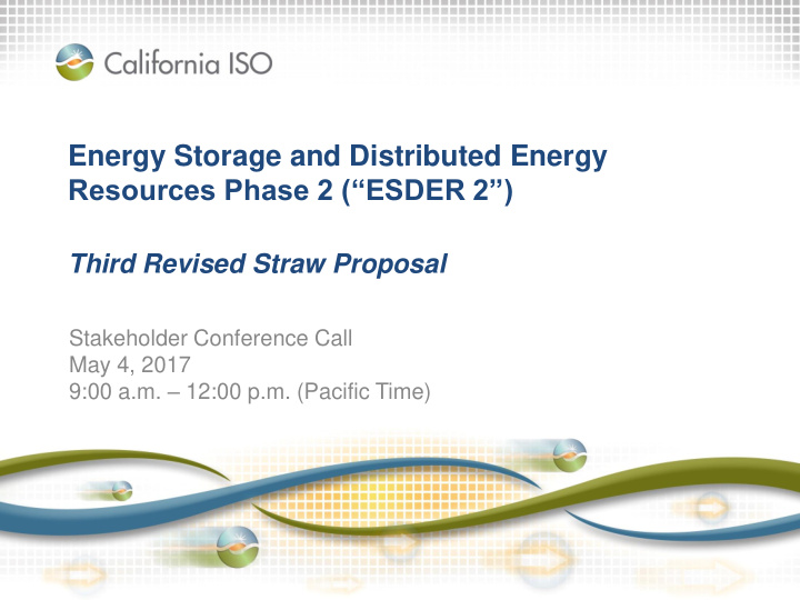 energy storage and distributed energy