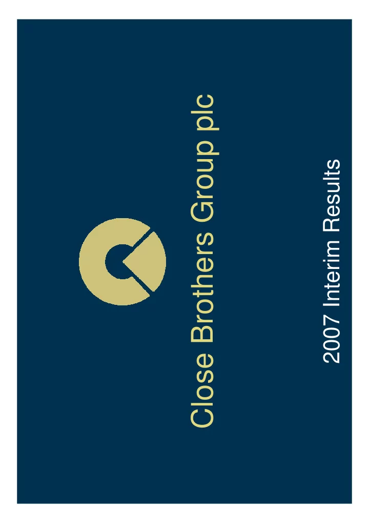 close brothers group plc