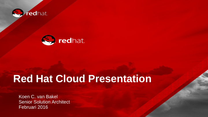 red hat cloud presentation