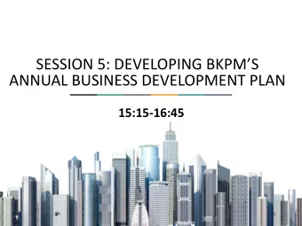 ANNUAL BUSINESS DEVELOPMENT PLAN  15:15-16:45  www.wavteq.com  2  Overview of key  business