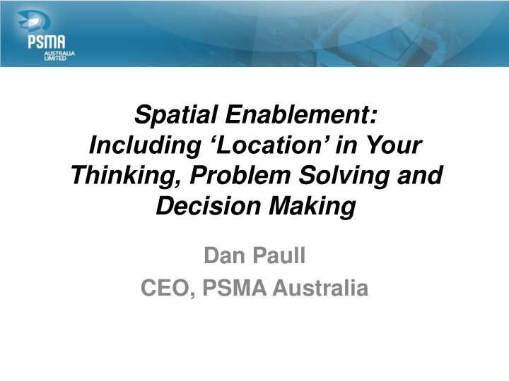 spatial enablement