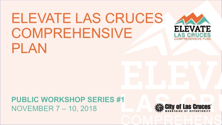 elevate las cruces comprehensive plan