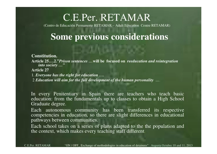 c e per retamar