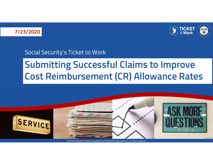 submitting successful claims to improve cost