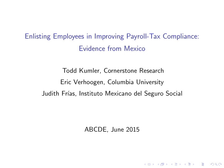 enlisting employees in improving payroll tax compliance