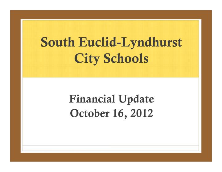 south euclid lyndhurst city schools