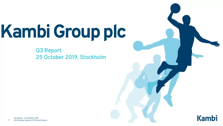 kambi group plc