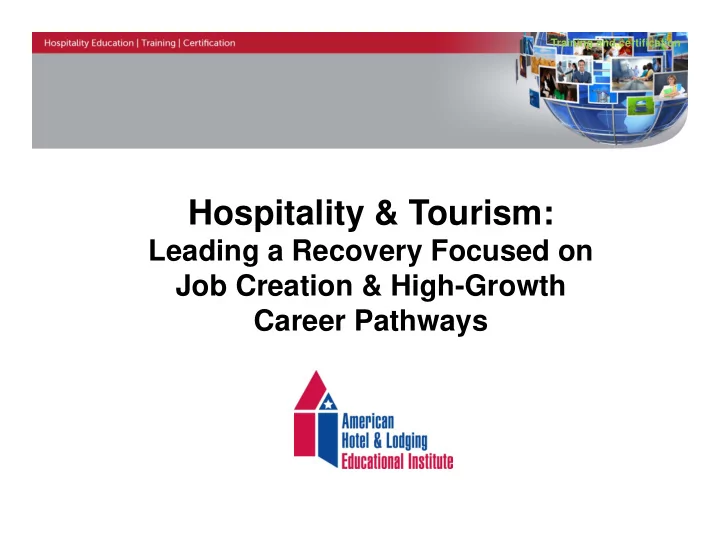 hospitality tourism