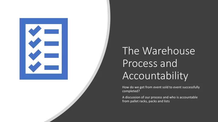 process and