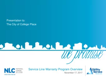 Service Line Warranty Program Overview  November 17, 2017  Recent Harris Poll results (2000 adults