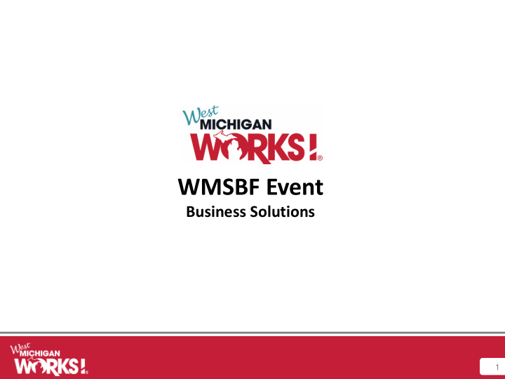 wmsbf event