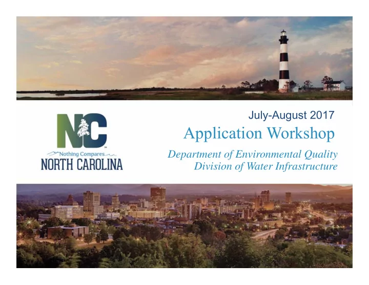 application workshop