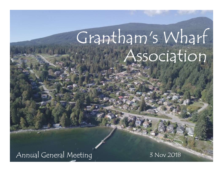 grantham s wharf association