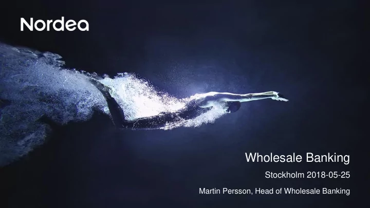 wholesale banking