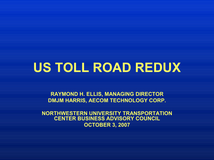 us toll road redux