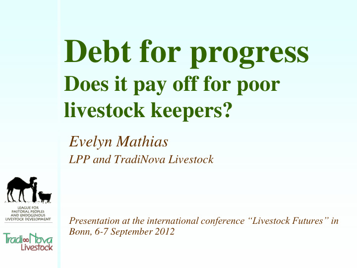 debt for progress