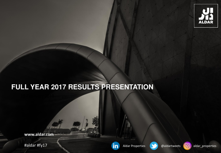 full year 2017 results presentation