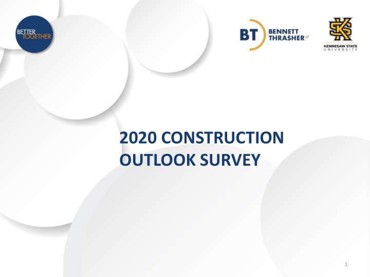 2020 construction outlook survey
